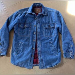 Outdoor Life Unisex Fleece Lined Denim Chore Jacket
